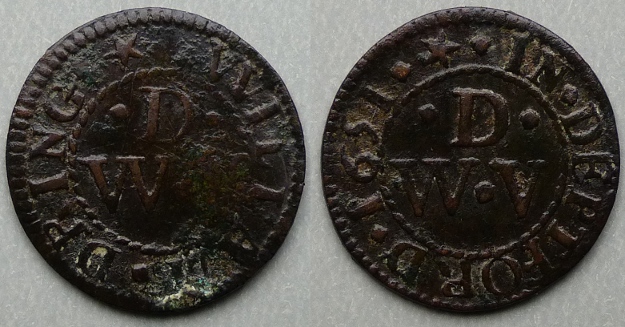 Deptford, William Dring 1651 farthing N----
